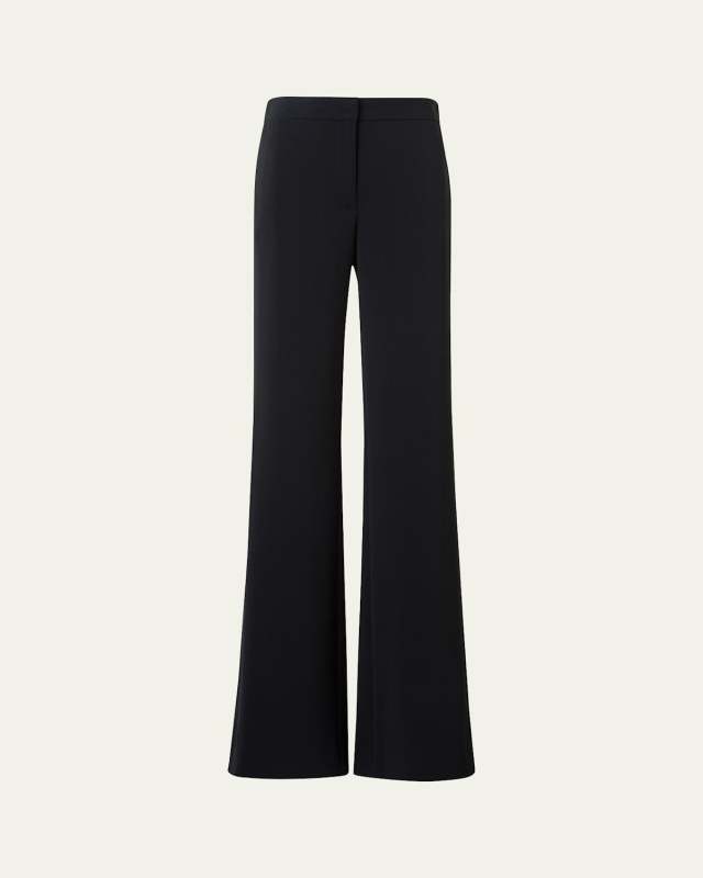 Marla Lasercut Crepe Bootcut Pants